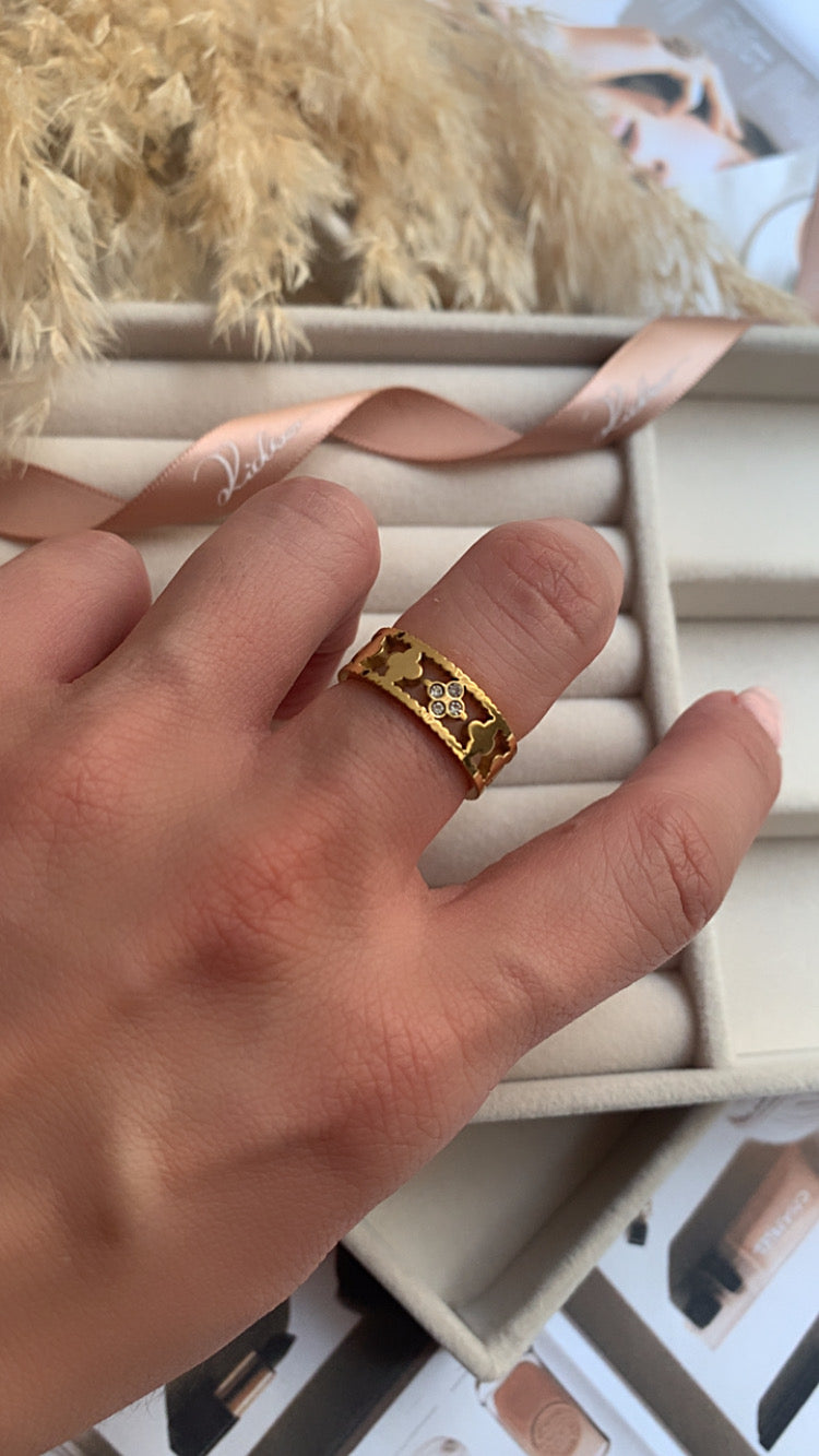 Anillo Clásico Trébol de Afrodita - Richesse Jewels