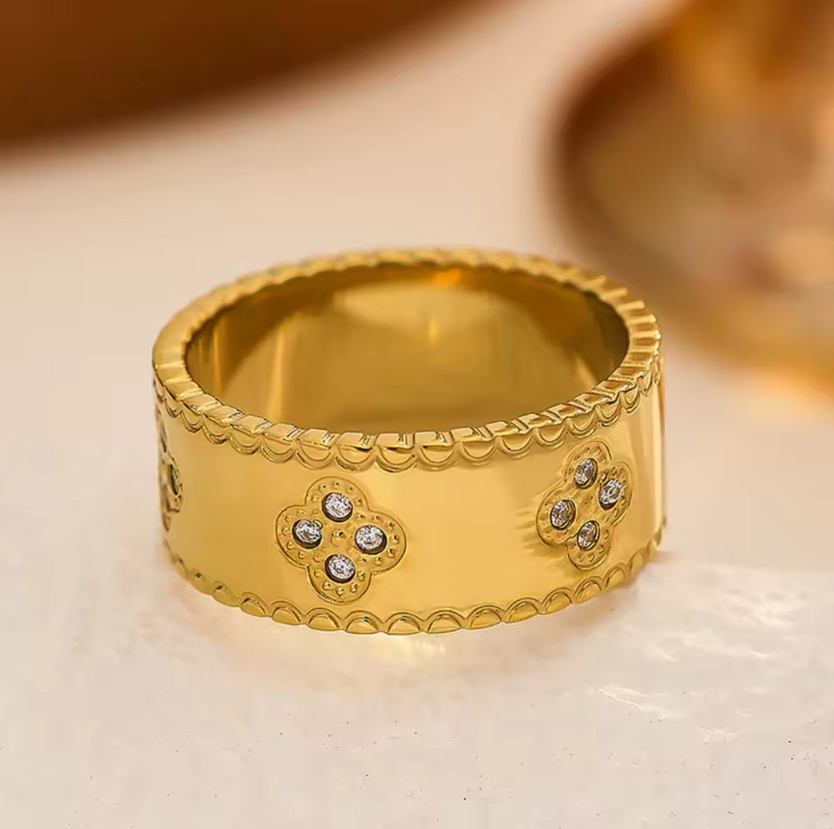 Anillo Trébol Ariel - Richesse Jewels