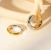 Aretes clásicos bicolor(S)