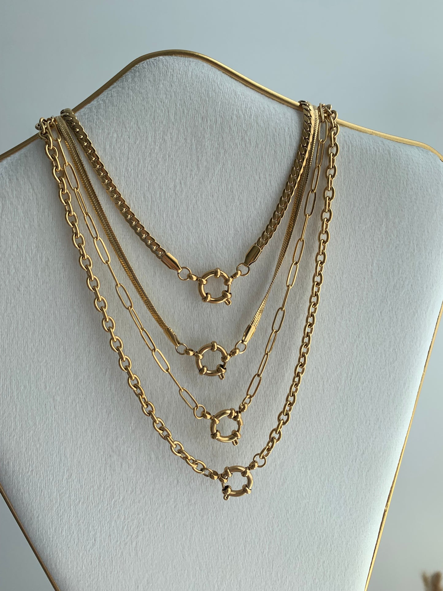 Collar Largo Ovalado Desmontable - Richesse Jewels
