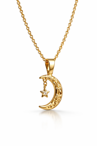 Collar Luna Protectora ✨ Estrella de Deseos