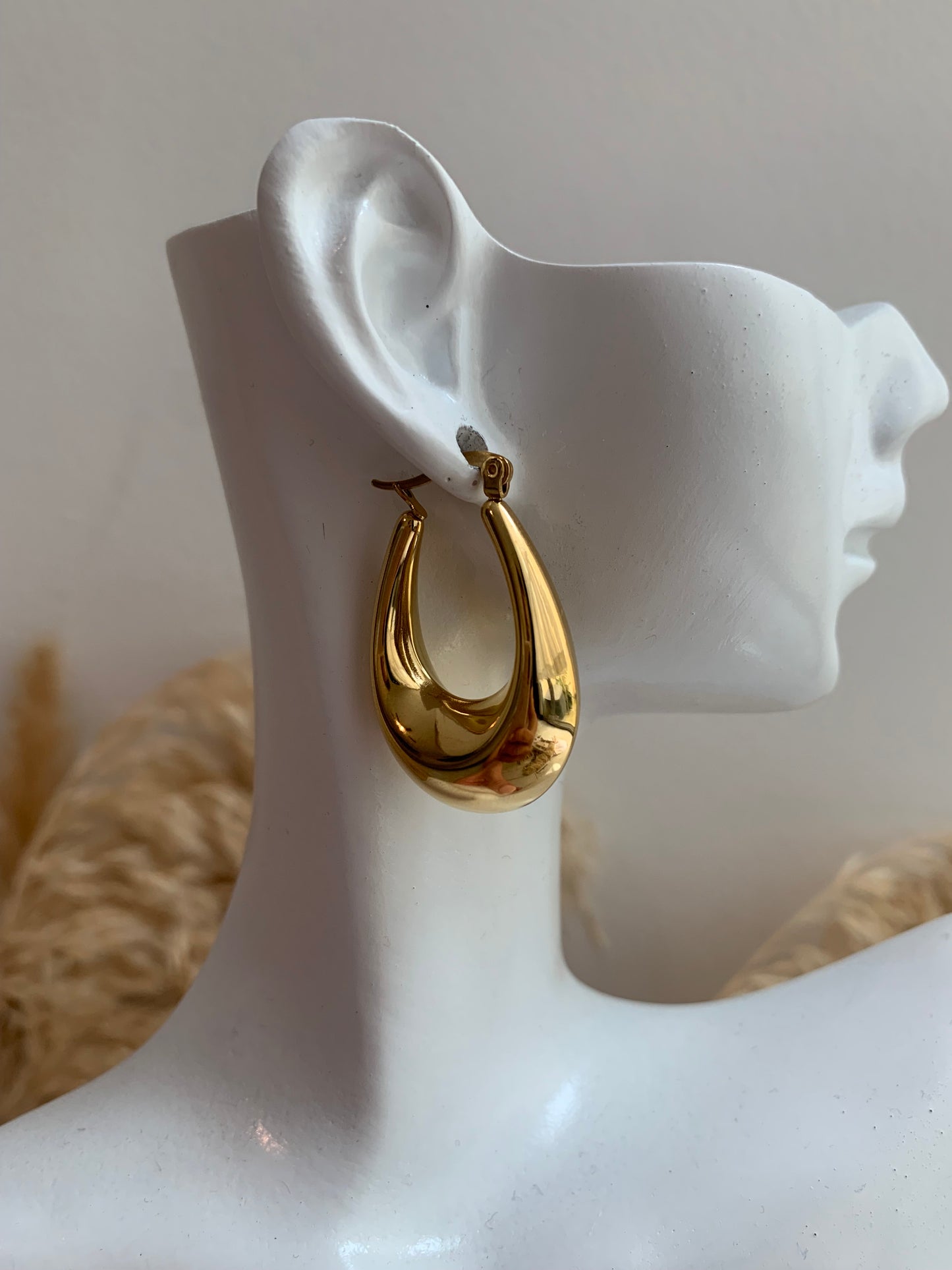 Hoops aretes(L) - Richesse Jewels
