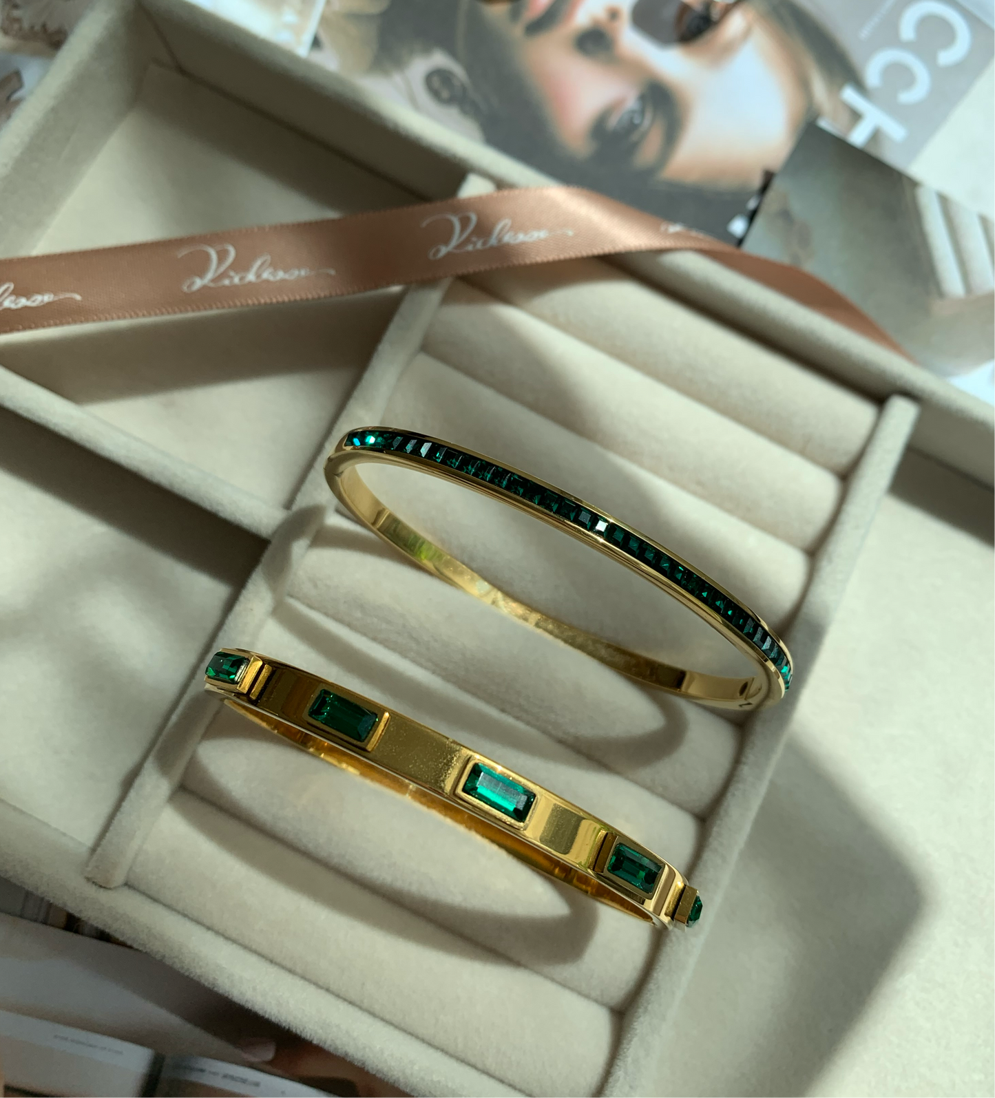 Pulsera Rafael Poder Verde - Richesse Jewels