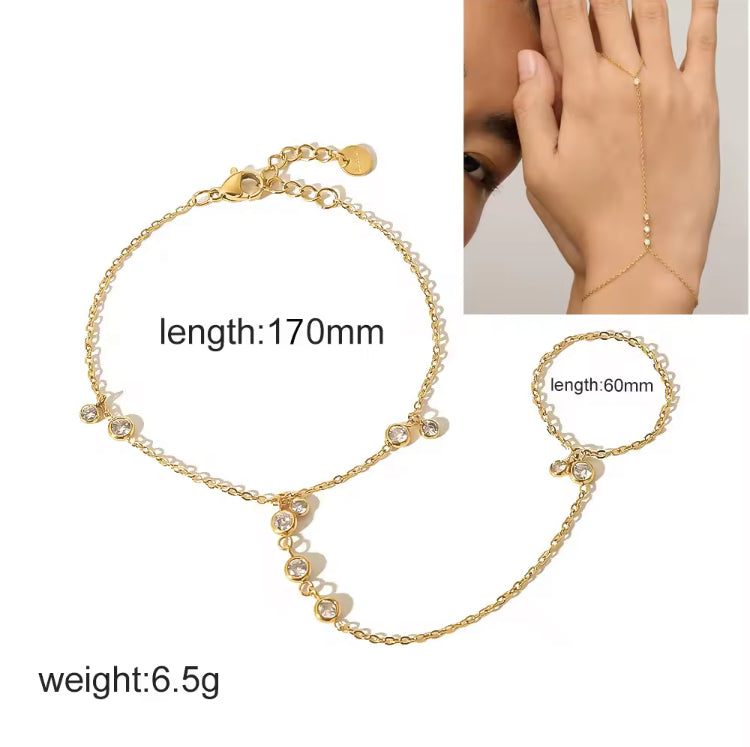 Pulsera de dedo delicada - Richesse Jewels