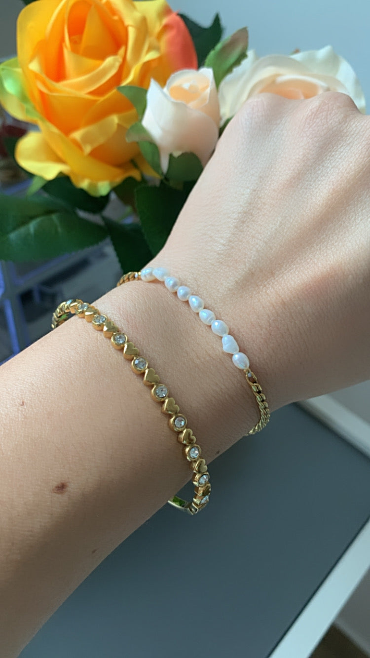 Pulsera de perlas delicada - Richesse Jewels