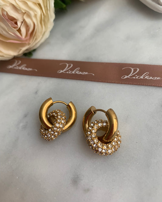 Aretes Aphrodite con Dije Glamuroso - Richesse accesorios