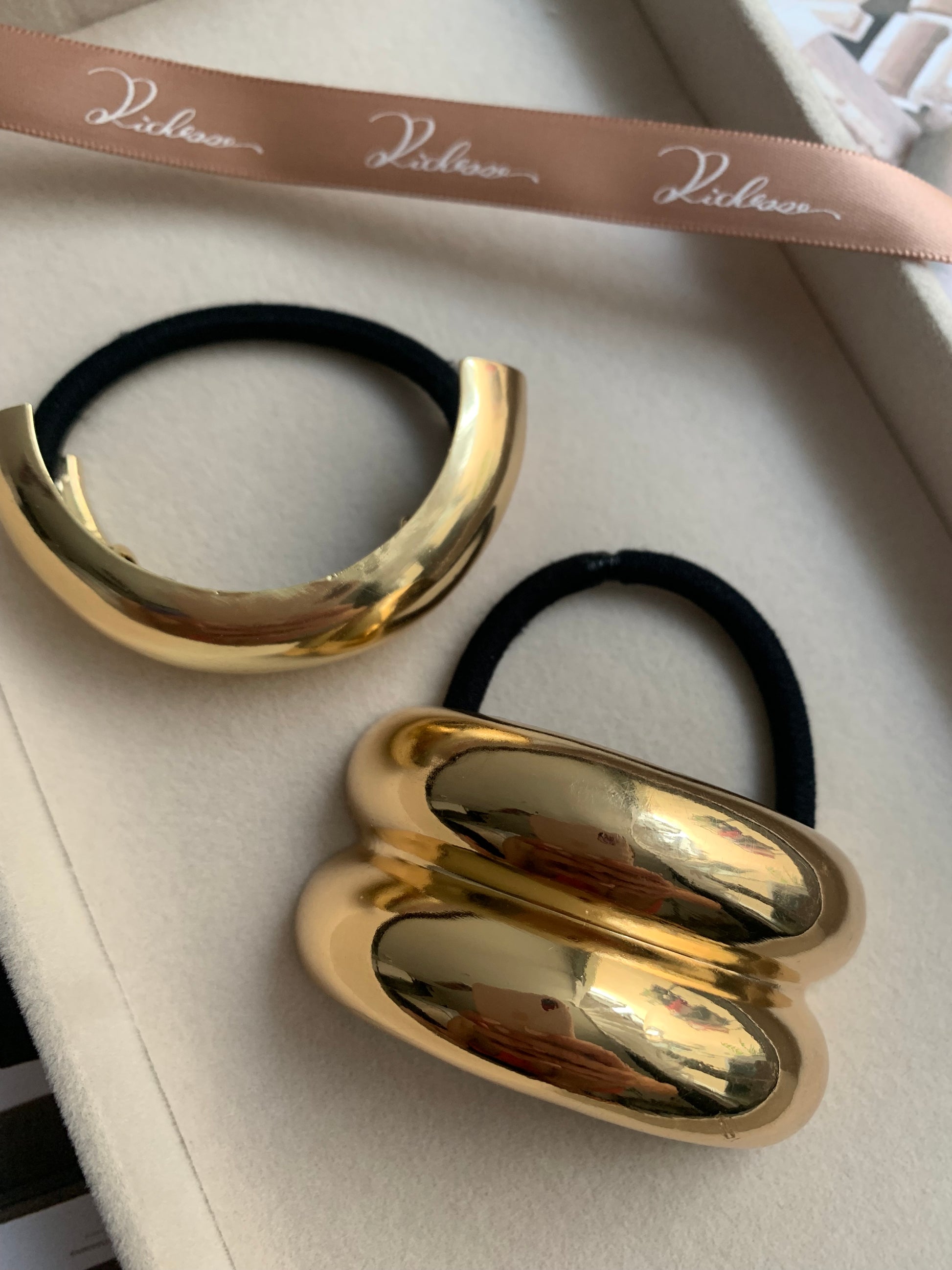Accesorio de Cabello Acero Inoxidable Doble Arco - Richesse Jewels