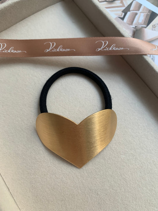 Accesorio de Cabello Acero Inoxidable Mate Corazón - Richesse Jewels