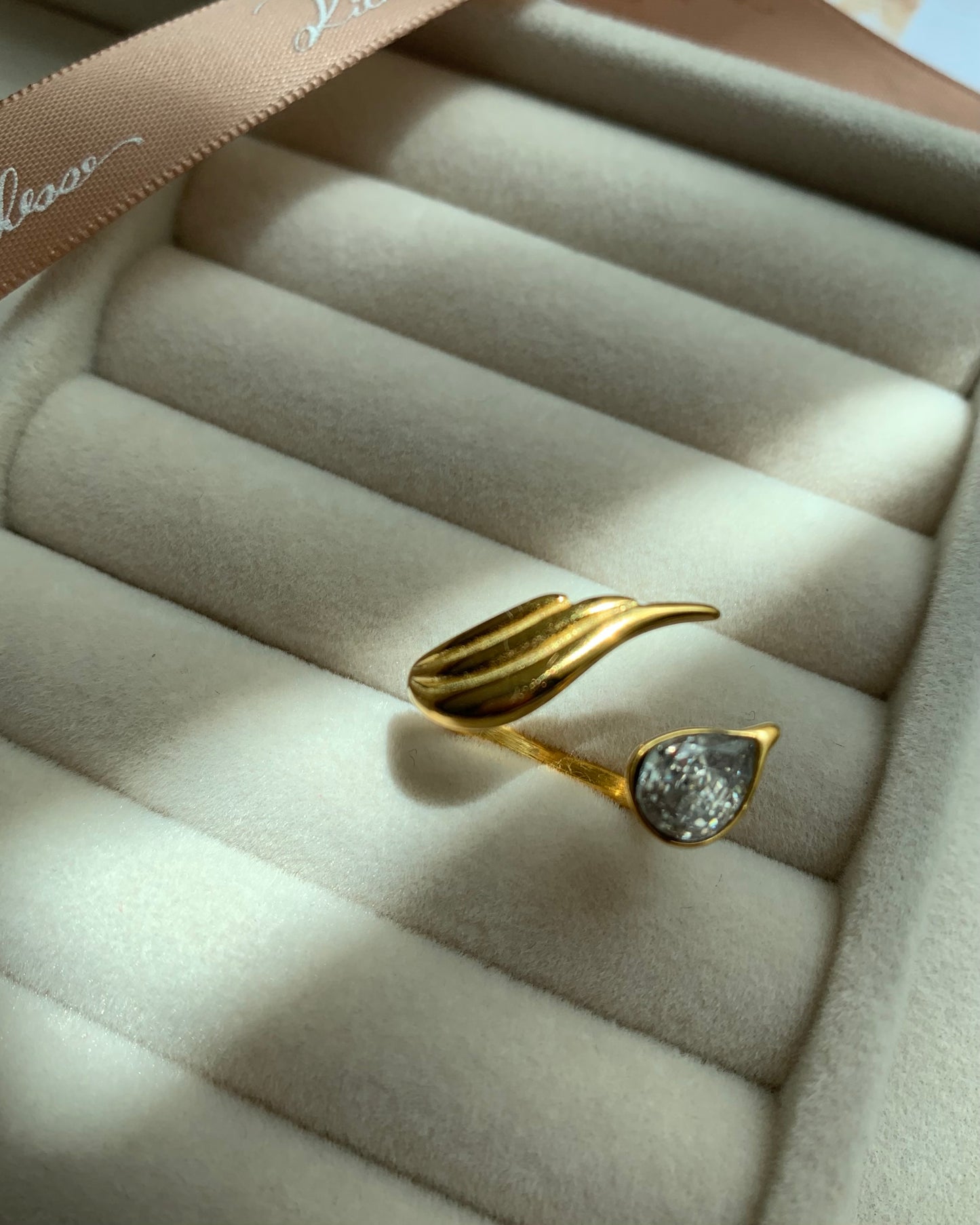 Anillo Alas de Ángel Ariel 1pcs - Richesse Jewels