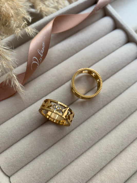 Anillo Clásico Trébol de Afrodita - Richesse Jewels