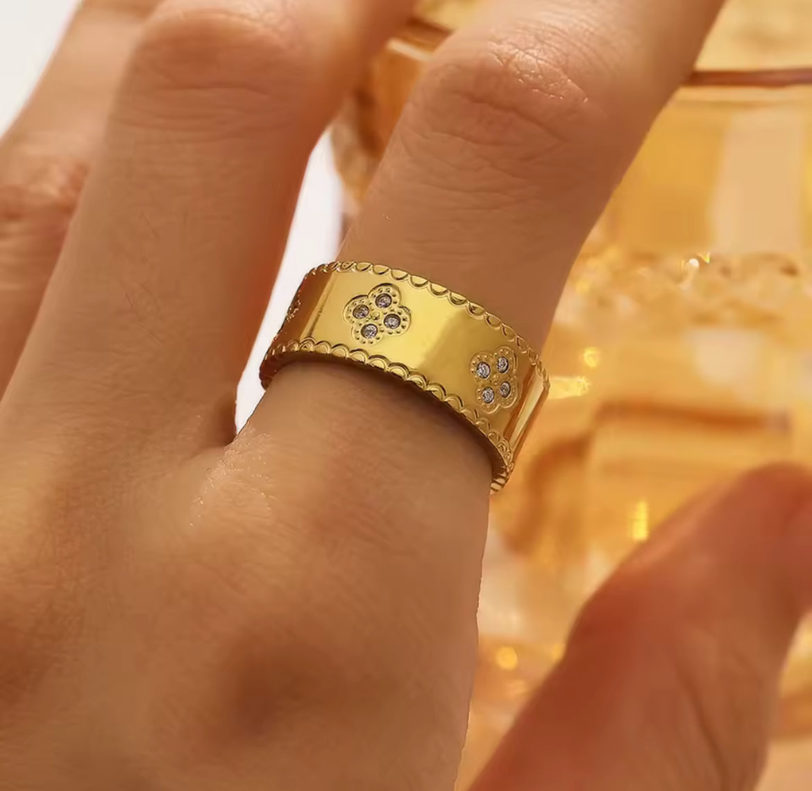 Anillo Trébol Ariel - Richesse Jewels