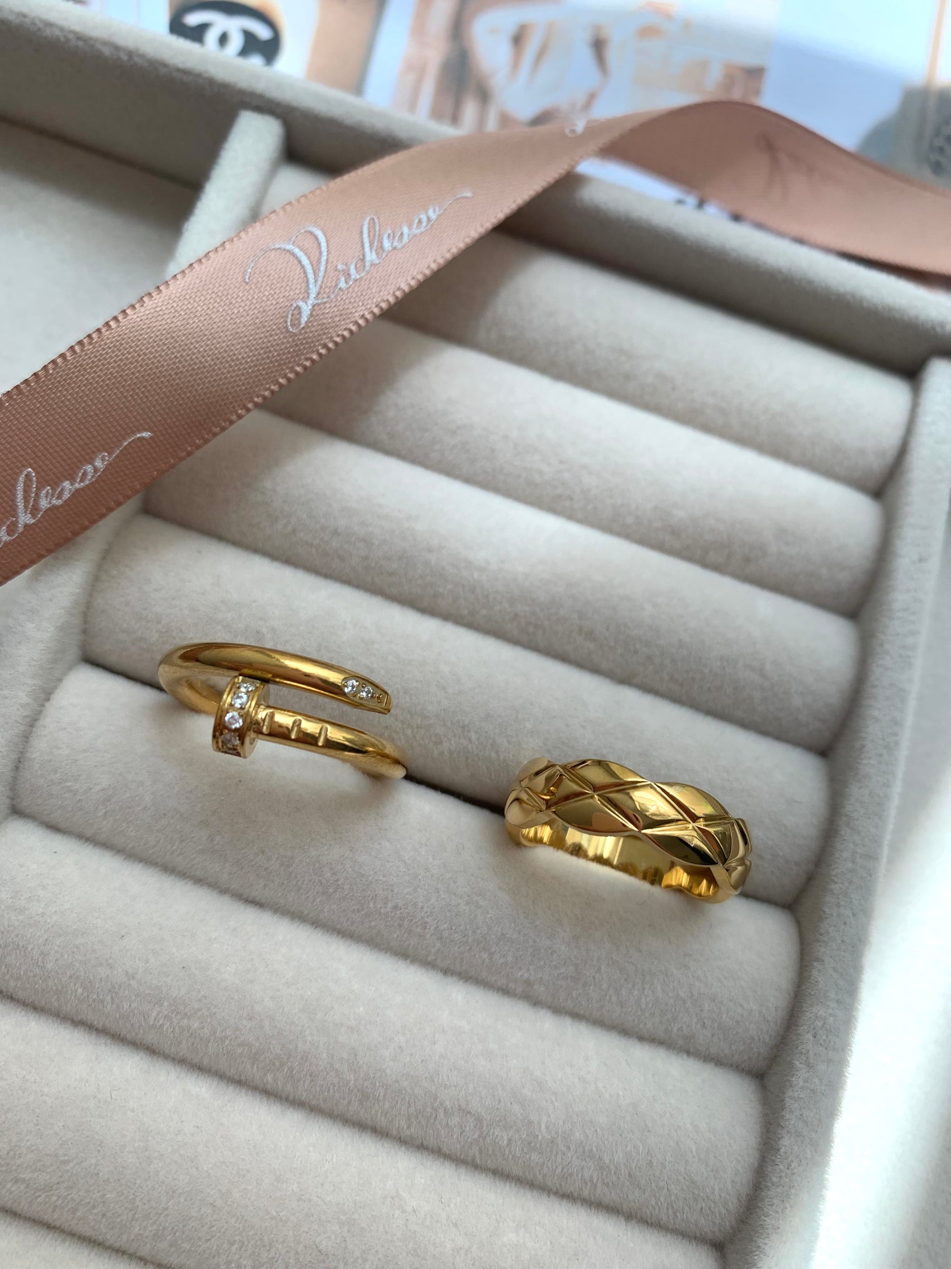 Anillo de Estilo Clásico Acolchado AAA+ - Richesse Jewels