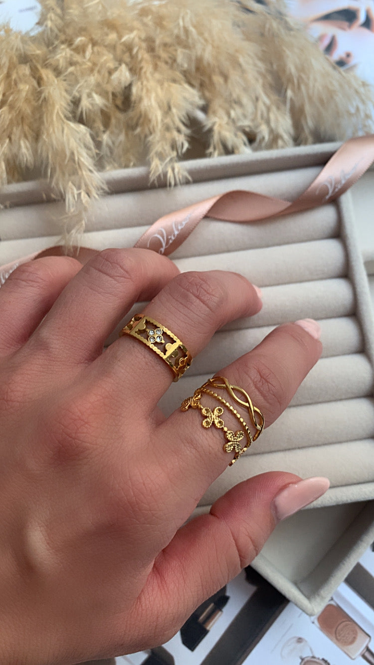 Anillo de capas múltiples 1pcs - Richesse Jewels