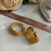 Anillo de semicírculo de líneas multilayer 1pcs