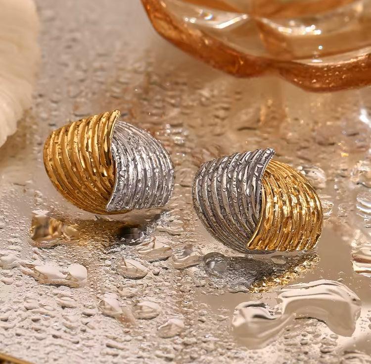 Aretes Bicolor Deméter - Richesse Jewels