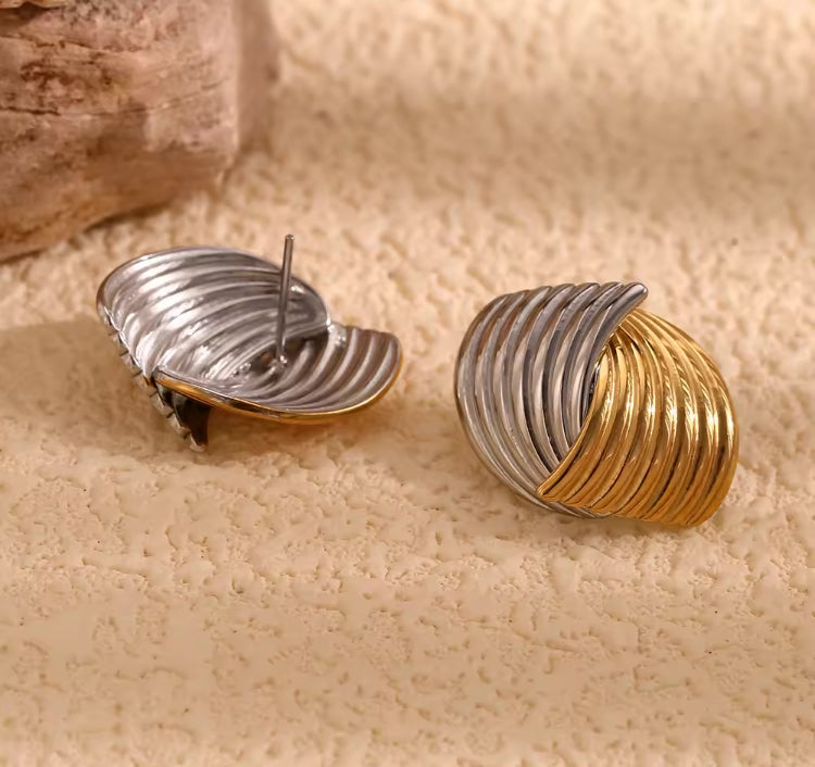 Aretes Bicolor Deméter - Richesse Jewels