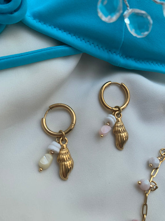 Aretes Concha Marina - Richesse Jewels