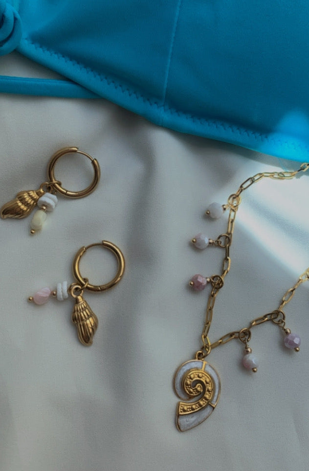 Aretes Concha Marina - Richesse Jewels
