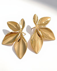 Aretes Elena con Medio Pétalo