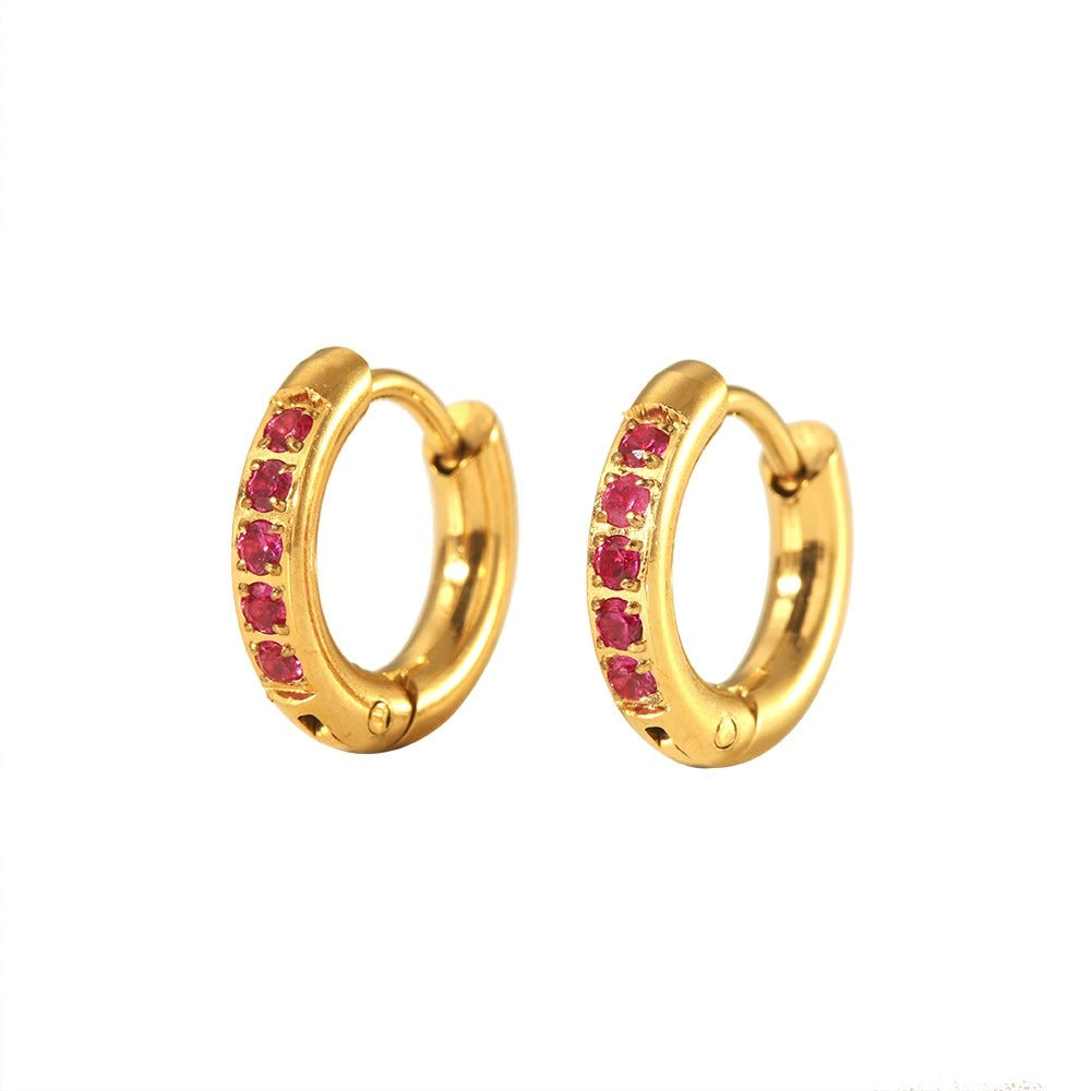 Aretes Luz Roja de Omael - Richesse Jewels