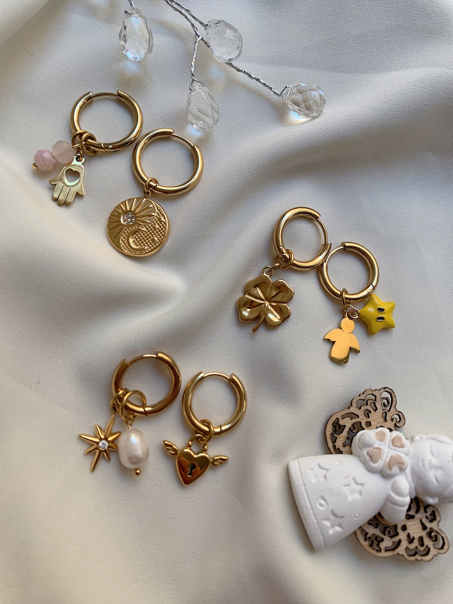 Aretes Ángel Estelar de la Suerte - Richesse Jewels