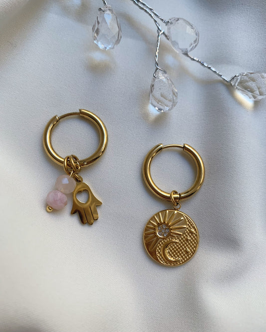 Celestial Harmony Hoops - Richesse Jewels