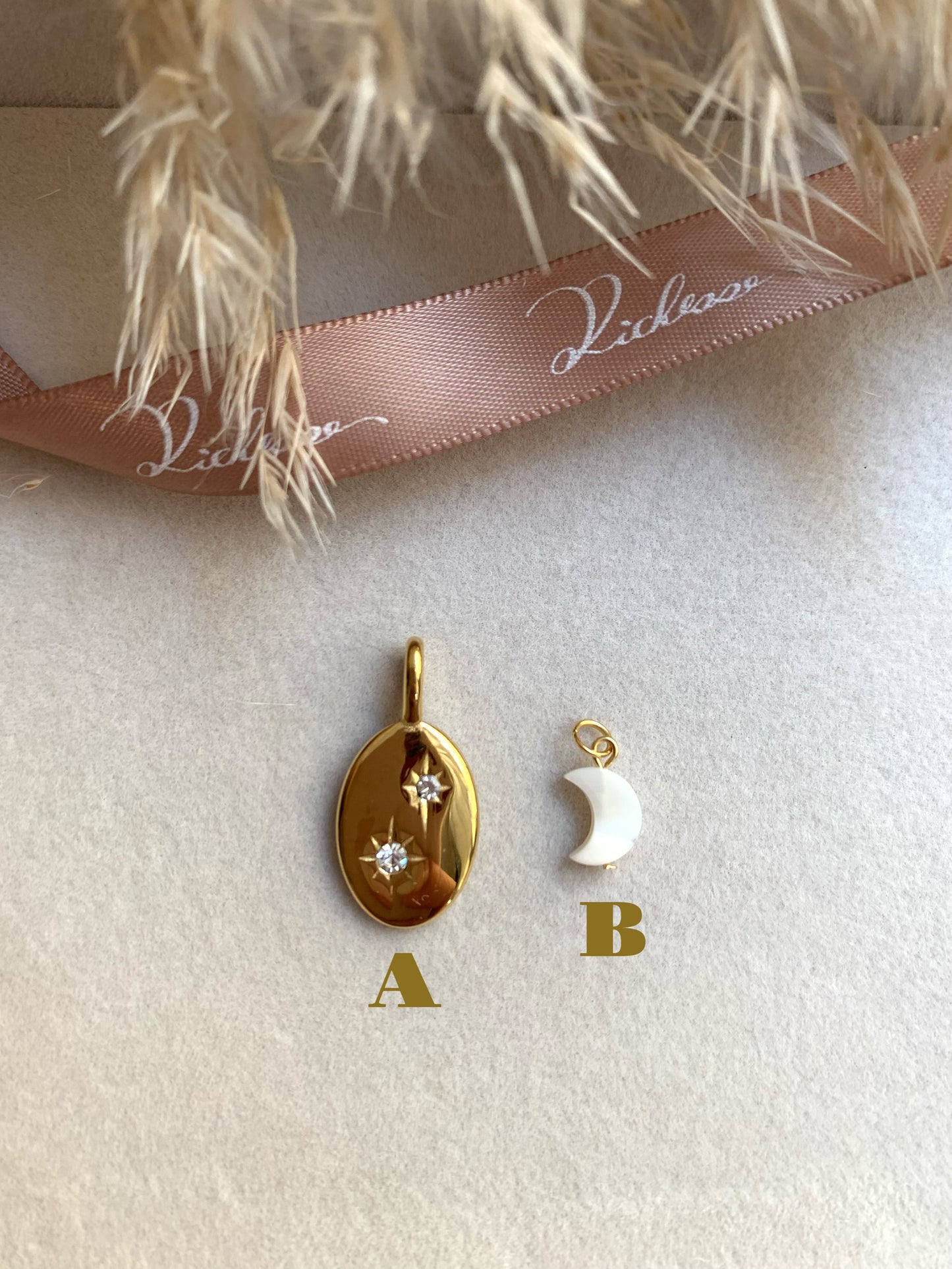 Charm//Charm de sol, luna y destellos eternos II - Richesse Jewels