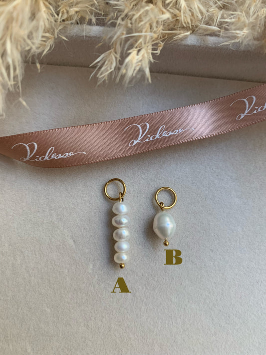 Charm//perla hermosa charm - Richesse Jewels
