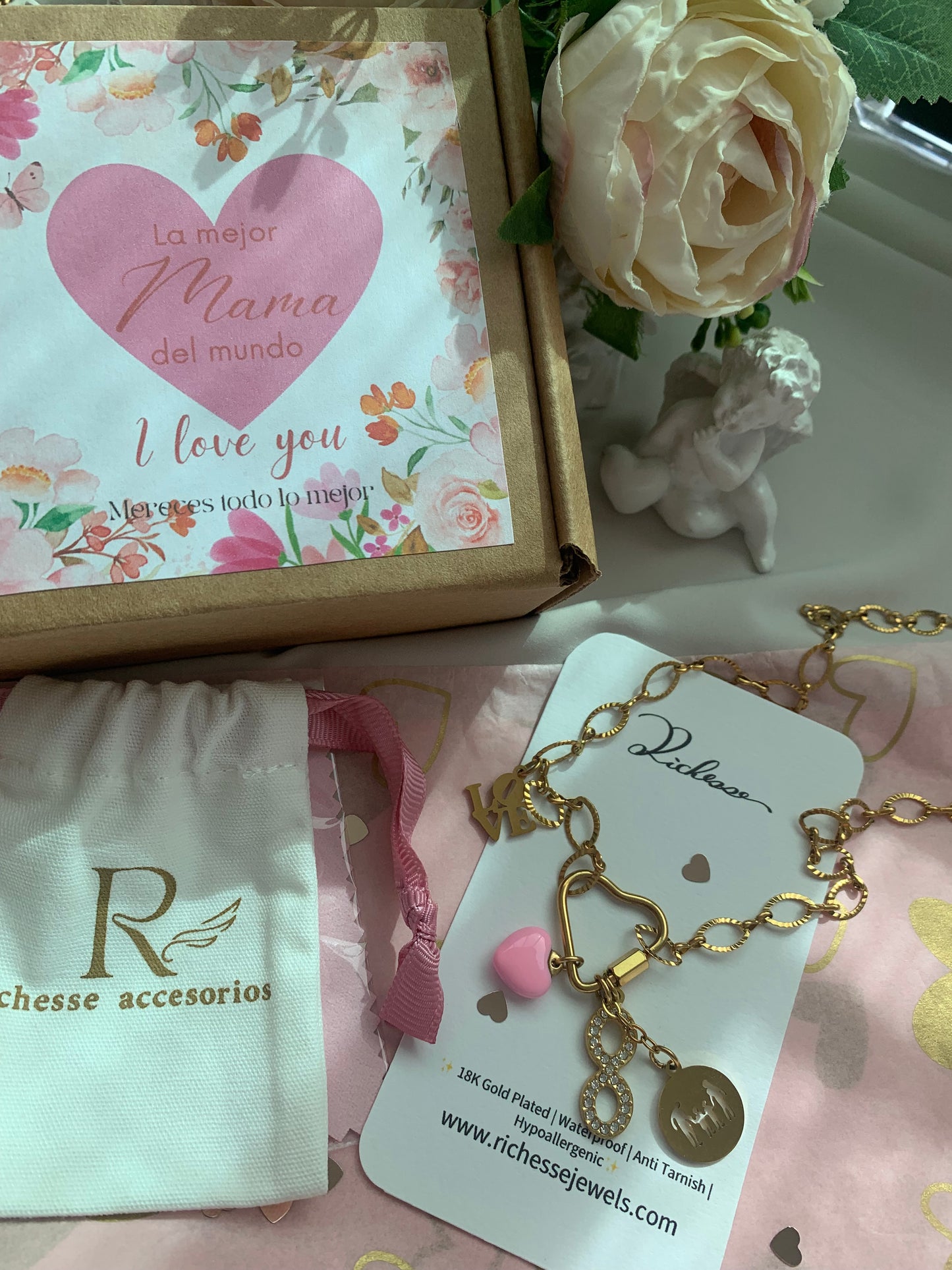 Collar Amor Infinito Familiar - Richesse Jewels