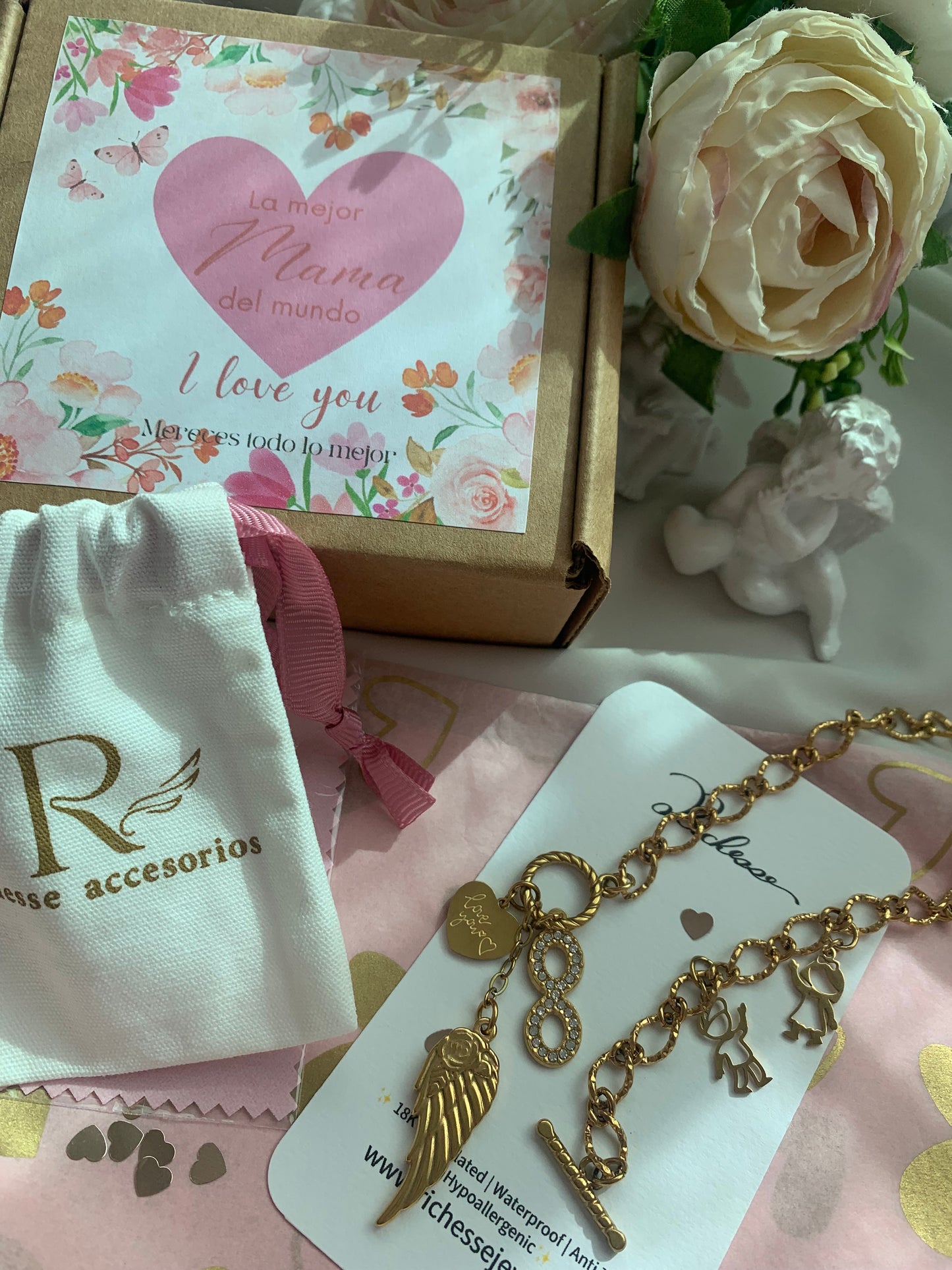 Collar Amor que Protege (con broche OT) - Richesse Jewels