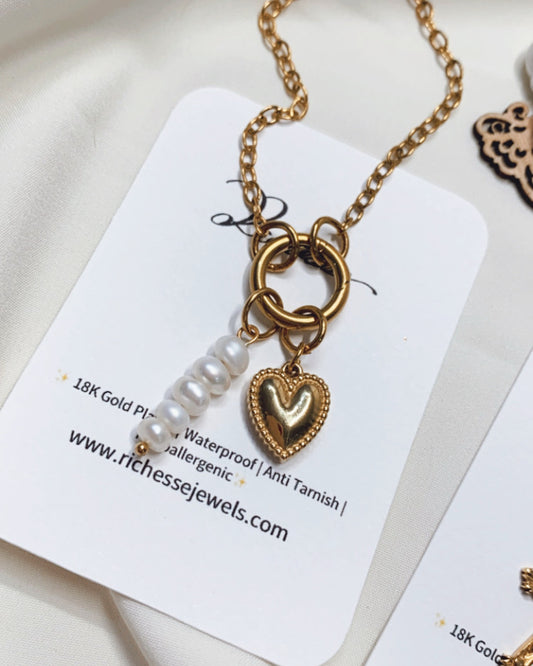 Collar//Corazón Bendito Colgante - Richesse Jewels