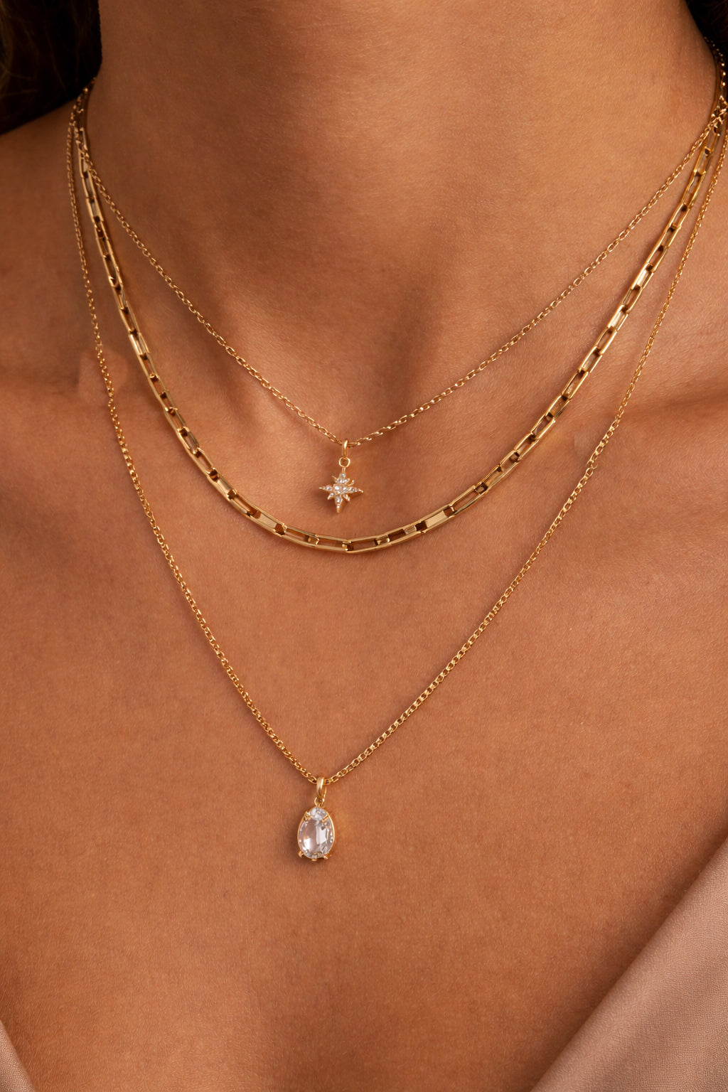 Collar Estrella de Tres Capas - Richesse Jewels