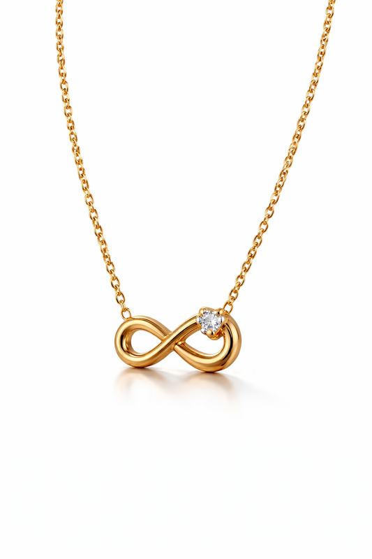 Collar Infinito con Zirconias Finas - Richesse Jewels