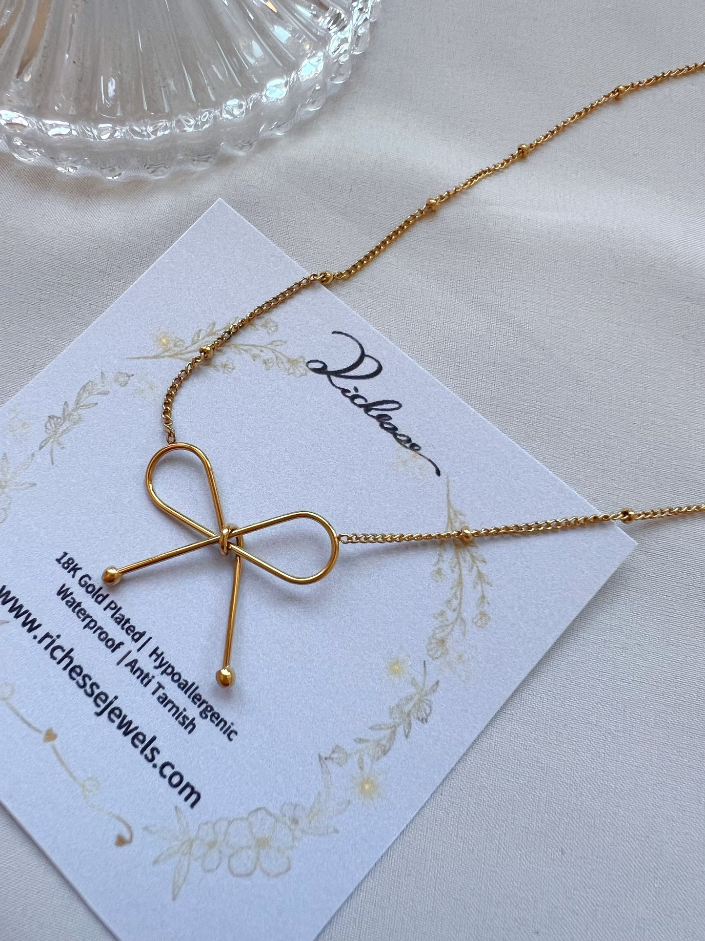 Collar Lazo Coqueto y Adorable - Richesse Jewels