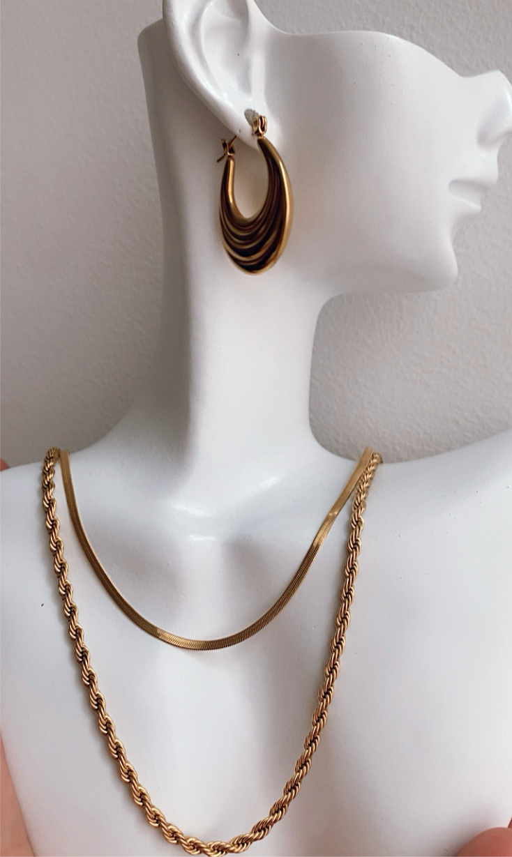 Collar de la Serie Trenza Clásica 1pcs - Richesse Jewels