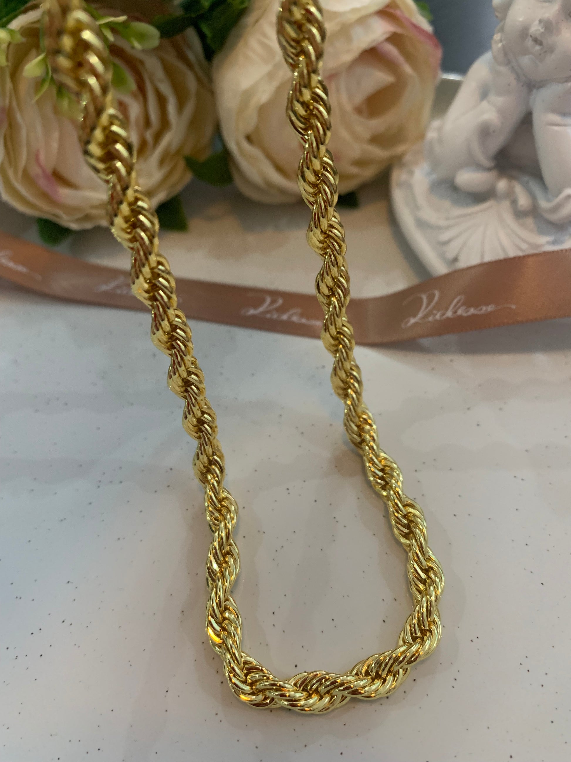 Collar de la Serie Trenza Clásica (Versión Gruesa) - Richesse Jewels