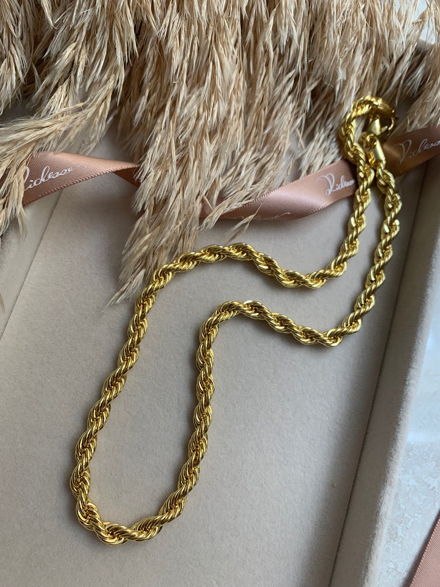 Collar de la Serie Trenza Clásica (Versión Gruesa) - Richesse Jewels