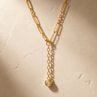 Collar Enlace en Y con Zirconia