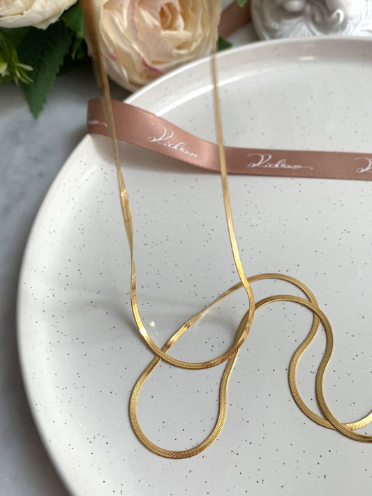 Estilo clásico: Cadena de serpiente 38+5cm 1pcs - Richesse Jewels