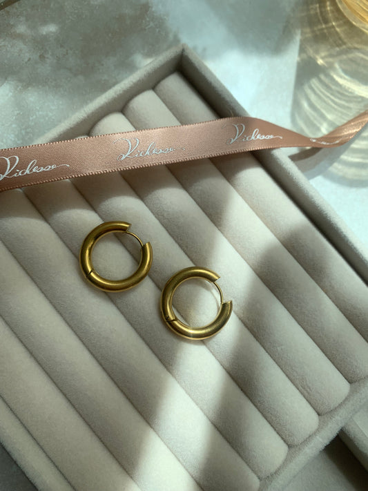 Hoops(4*16mm) Debe comprarse junto con los charms. - Richesse Jewels