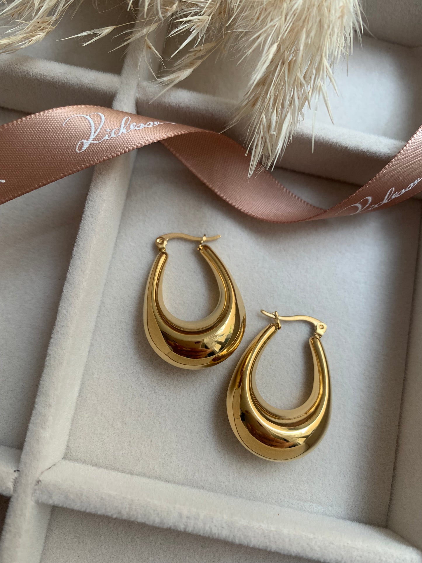 Hoops aretes(L) - Richesse Jewels