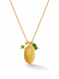 Flor y piedra de nacimiento de mayo 5