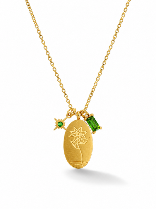Flor y piedra de nacimiento de mayo 5