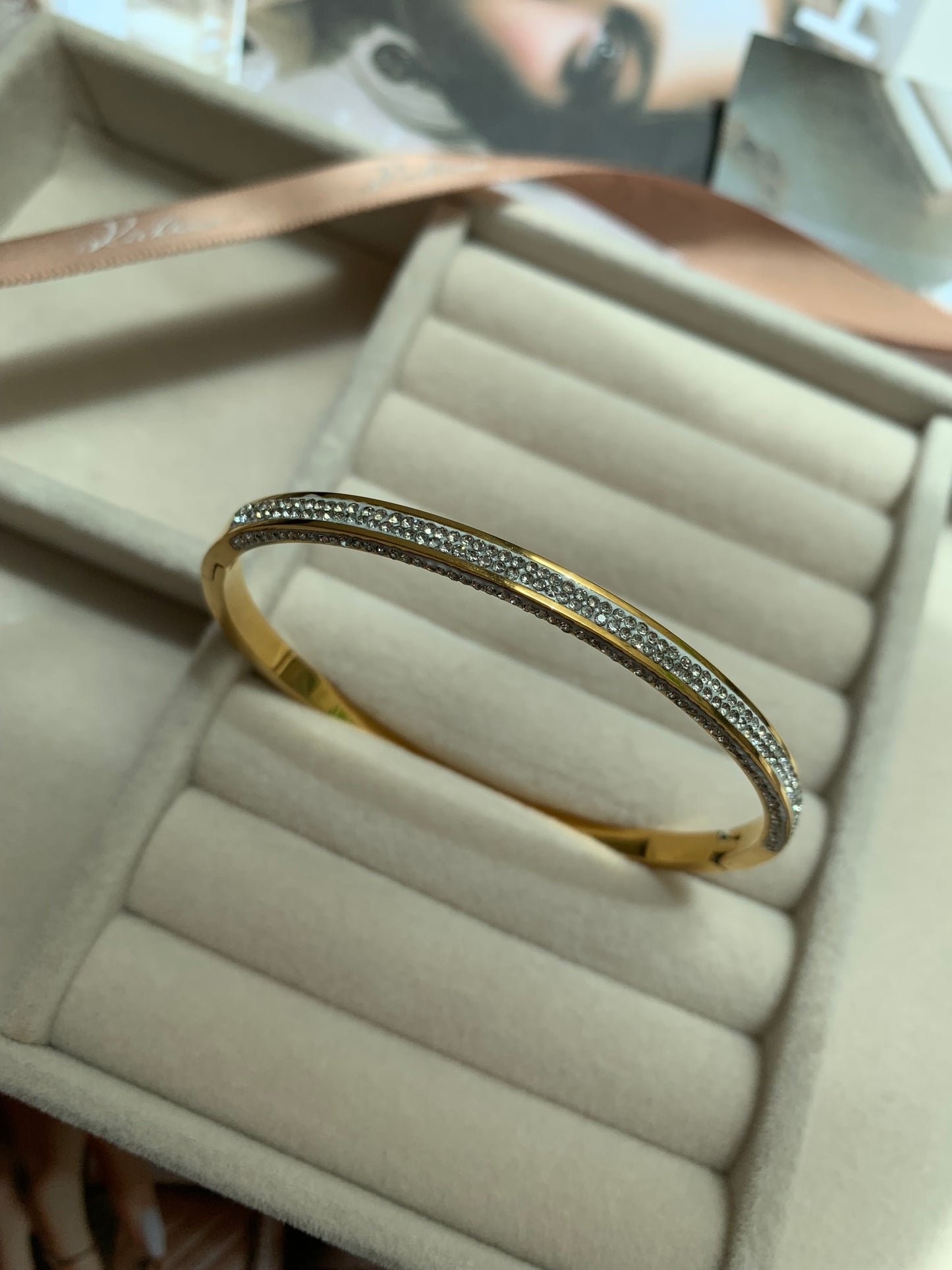 Pulsera Glamour con Diamantes Fragmentados 1pcs - Richesse Jewels