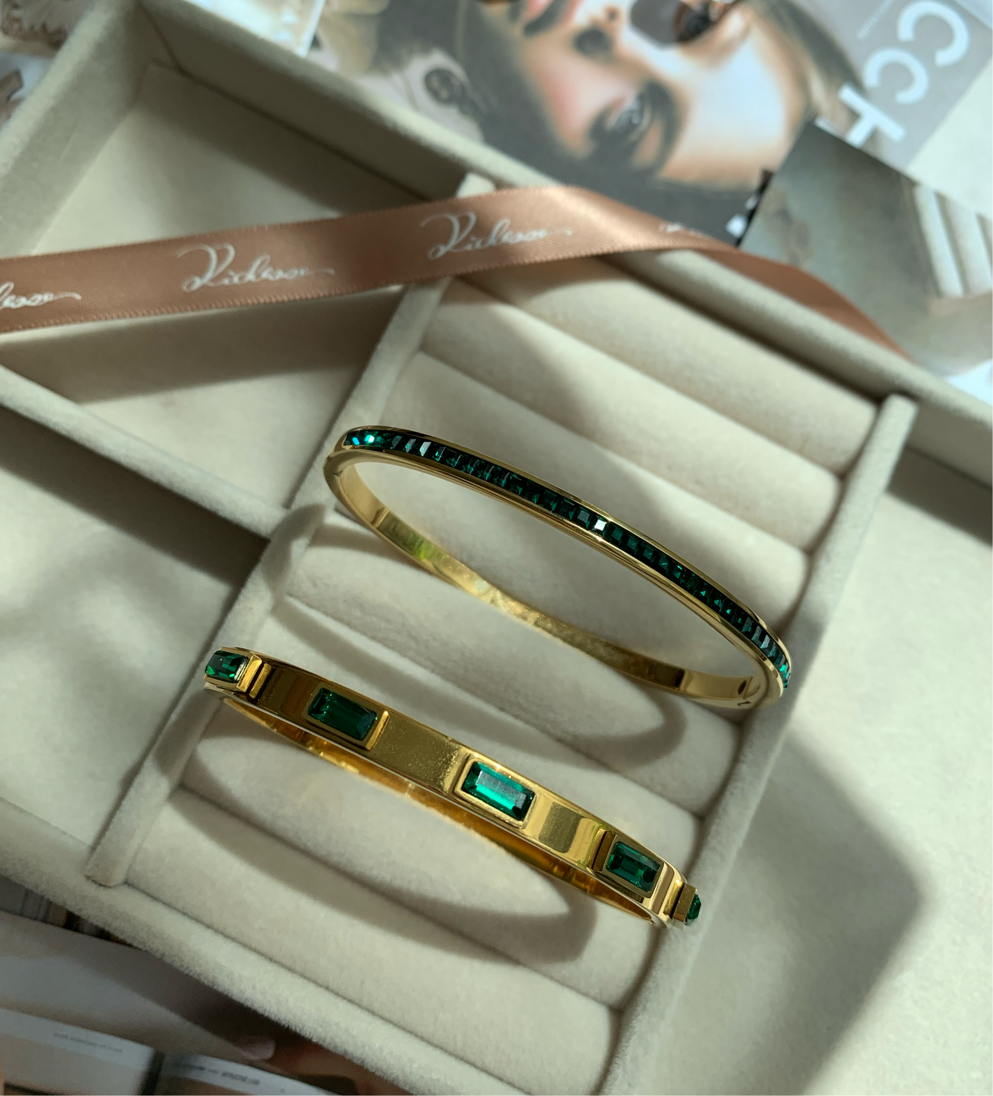 Pulsera Rafael Poder Verde - Richesse Jewels