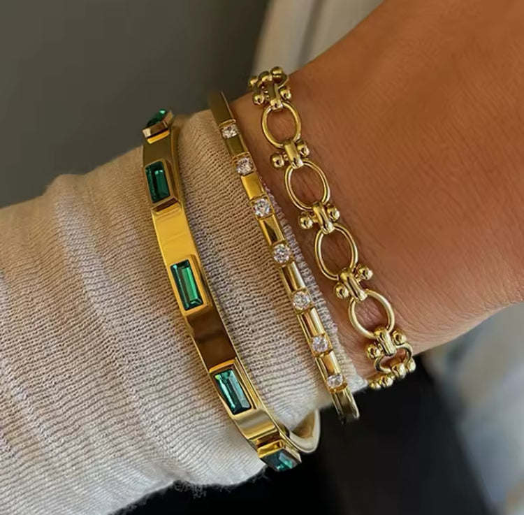 Pulsera Rafael Poder Verde - Richesse Jewels