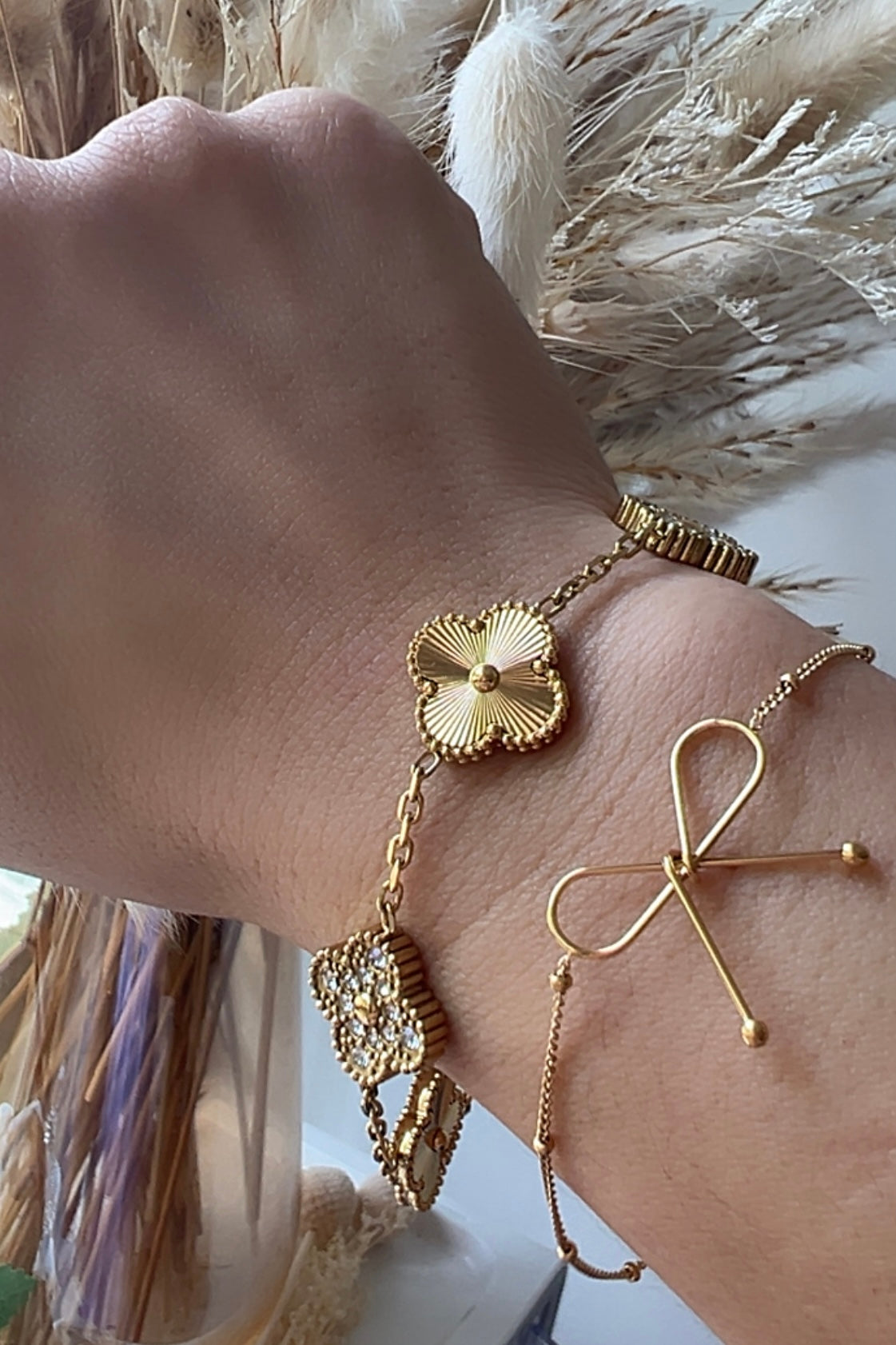 Pulsera Trébol de la Suerte Aphrodite - Richesse Jewels
