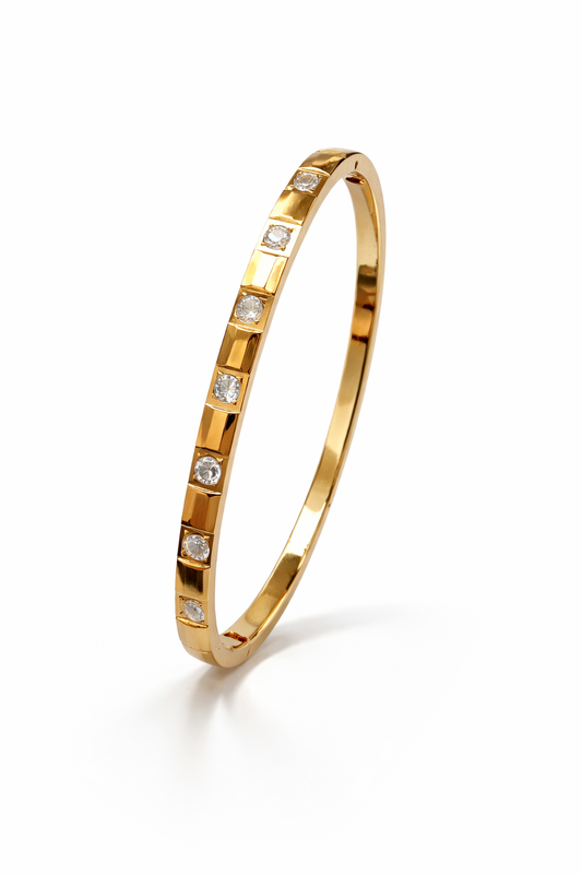 Pulsera Éclat Clásica con Zirconias - Richesse Jewels