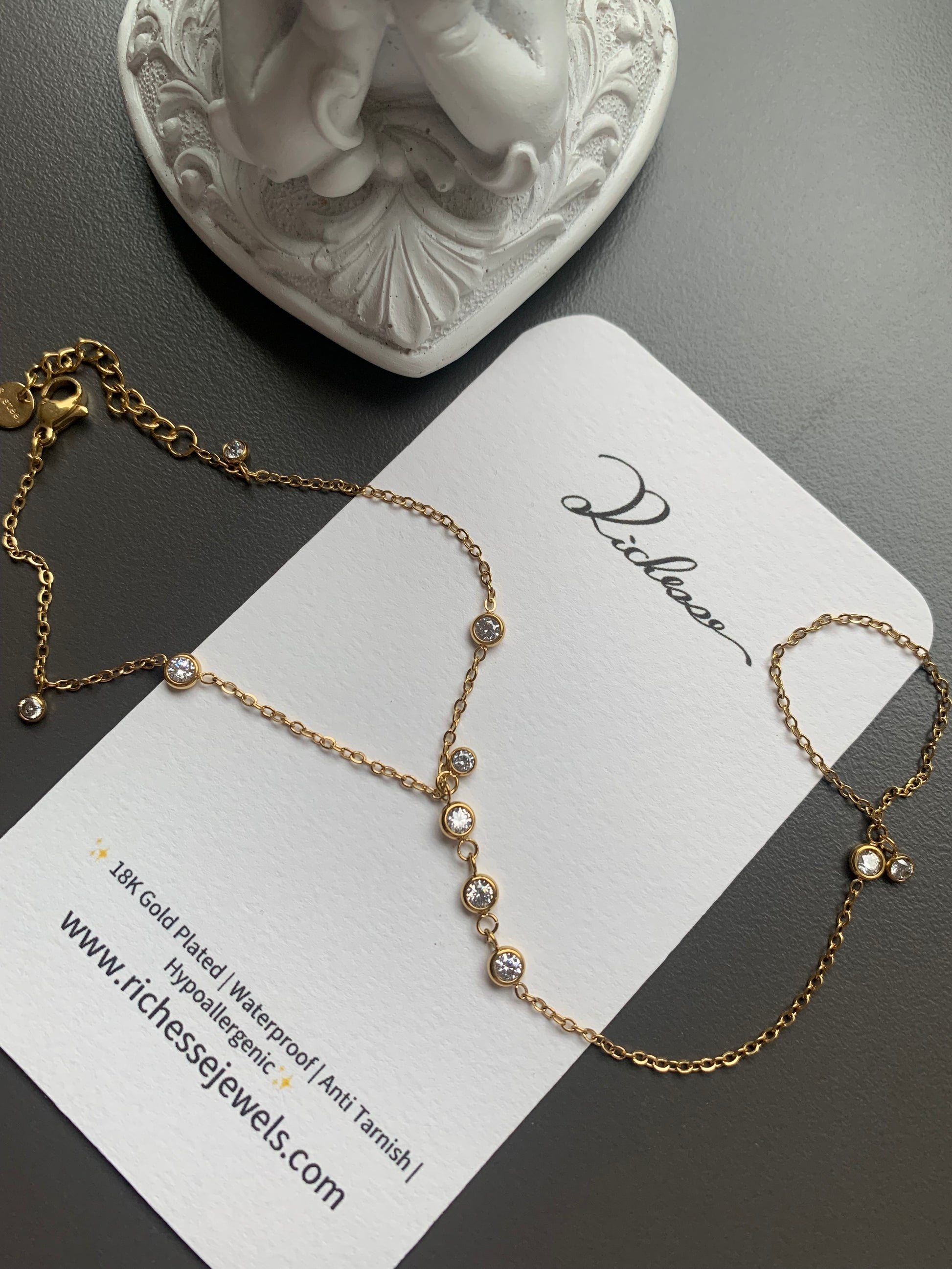 Pulsera de dedo delicada - Richesse Jewels
