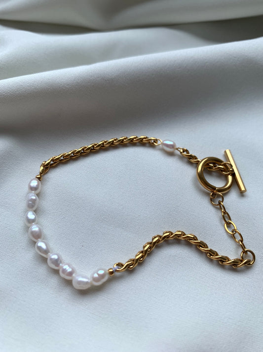 Pulsera de perlas delicada - Richesse Jewels